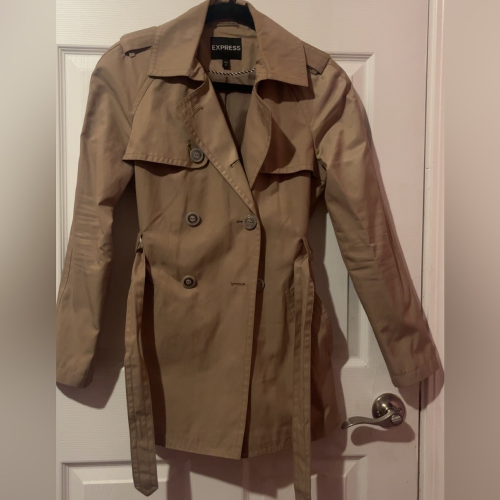 Express Classic Beige Trench Coat